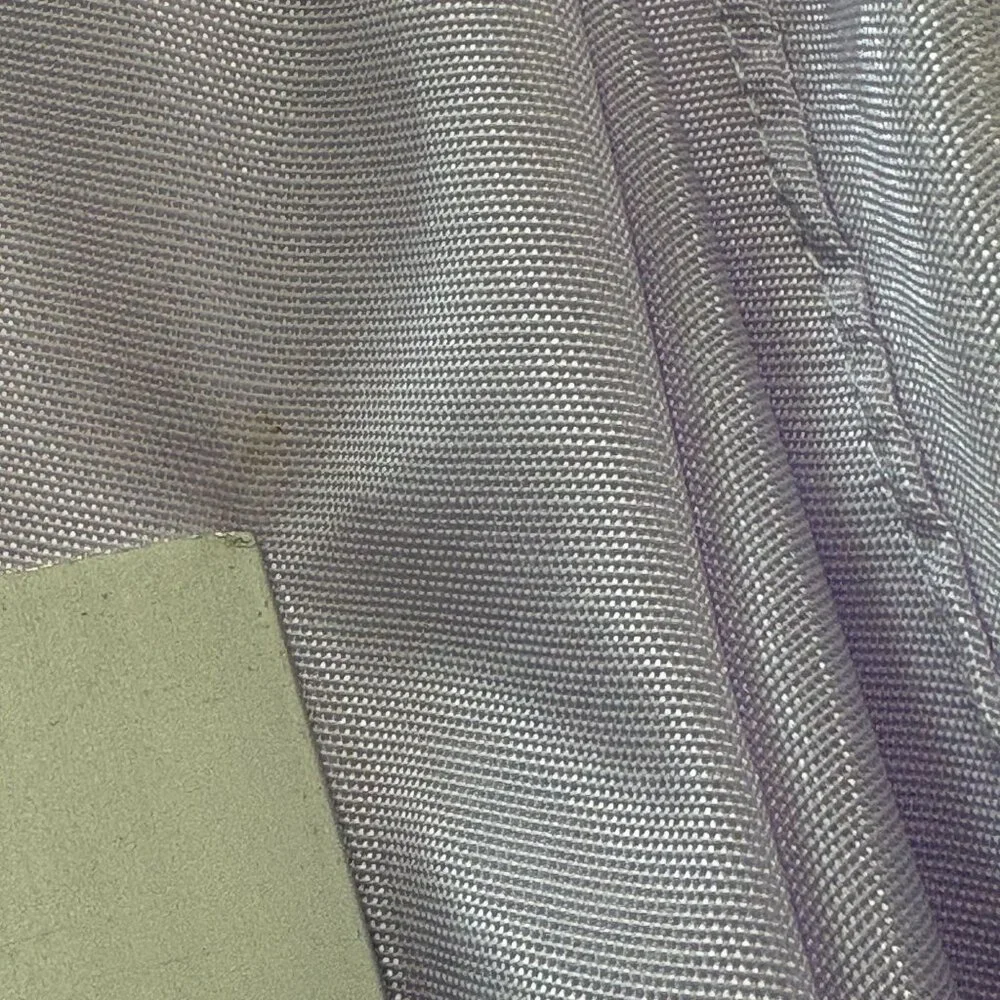 Breeke Swing Coat Jacket Size S M‎ Purple Shimmer Button Up Pocket Lagenlook NWT